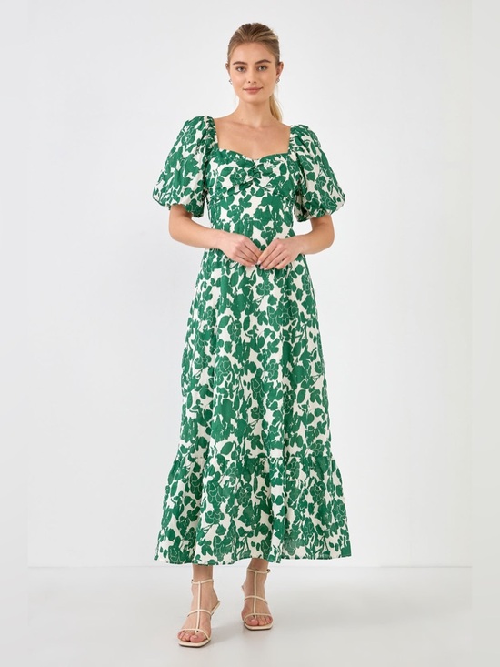 Free the Roses Dresses & Skirts - Free The Roses floral puff sleeve dresses - Size Small